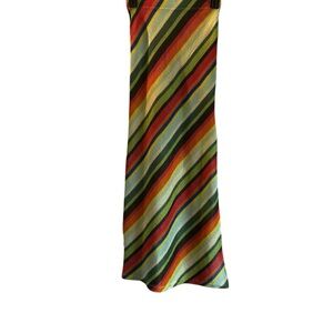 Princess Polly Colorful Pencil Skirt Size 2 Striped festival